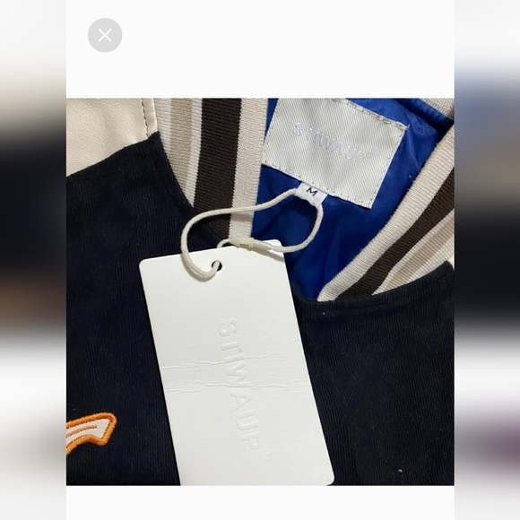 Nice varsity jacket, Stiwaup Brand, size MEDIUM - Picture 3 of 3
